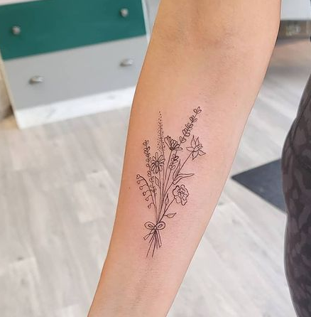 The Tattoo Gallery  Beautiful fine line floral forearm piece  tattooed by  Sarah Marshall Tattooist Message us if youd like to book in soon   Facebook